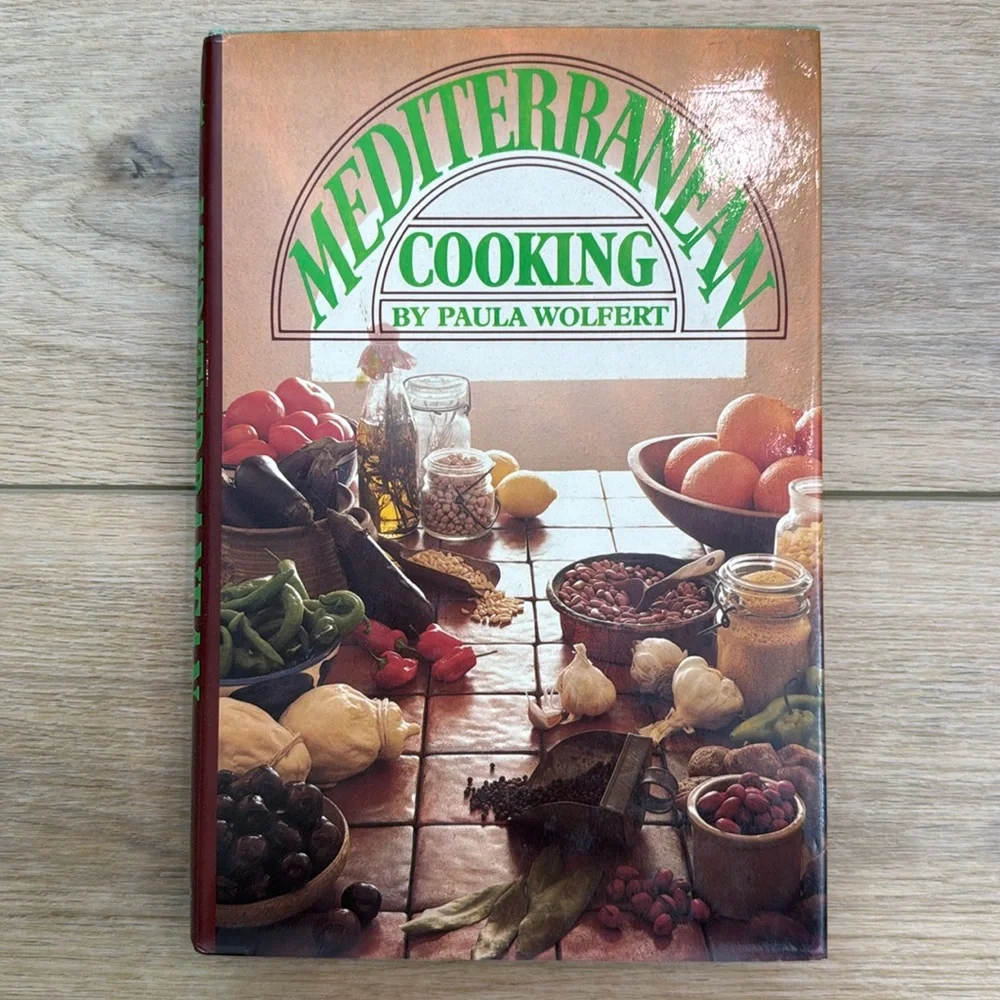 Signed 1st edition Mediterranean Cooking Cookbook by‎ Paula Wolfert